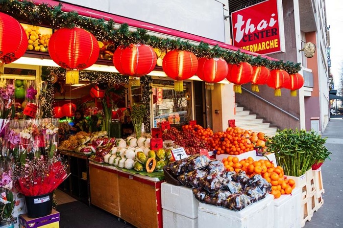 boutique traditionnelle du quartier asiatique de Paris 13