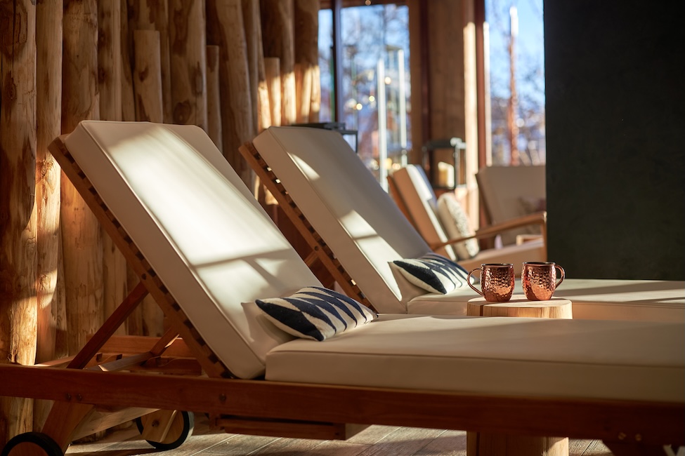 transat au soleil au spa des alpes, meilleur endroit pour se détendre à l'Alpe d'Huez