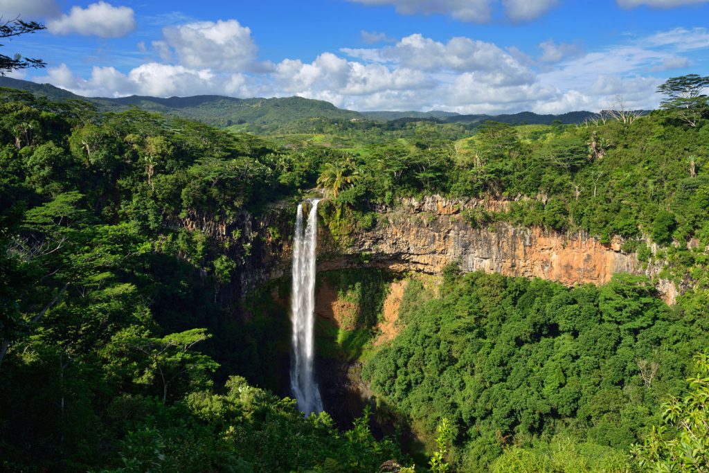 cascade chamarel ile maurice