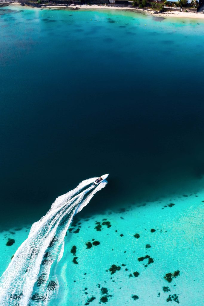 transfer boat in mauritius