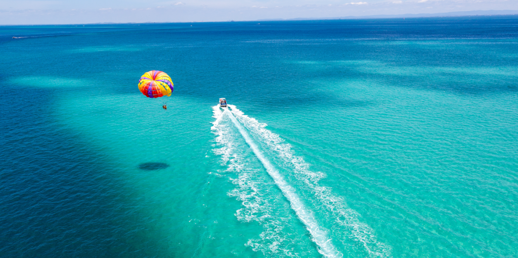 parasailing in mauritius