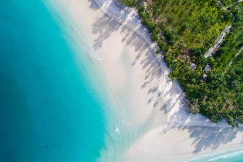 Beautiful view of mauritian beachs
