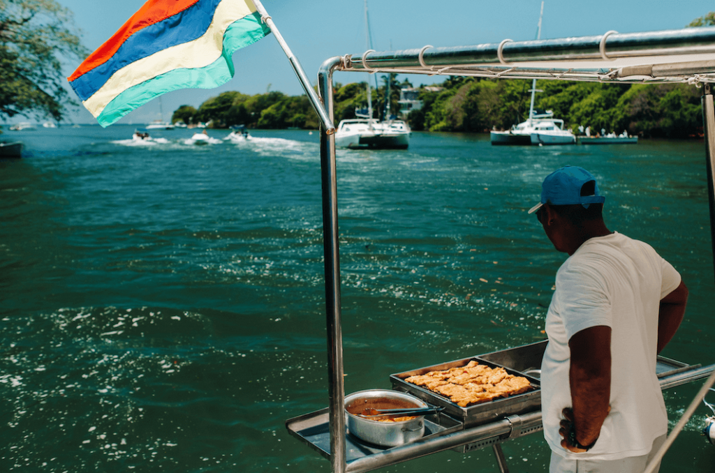 Catamaran food in mauritius